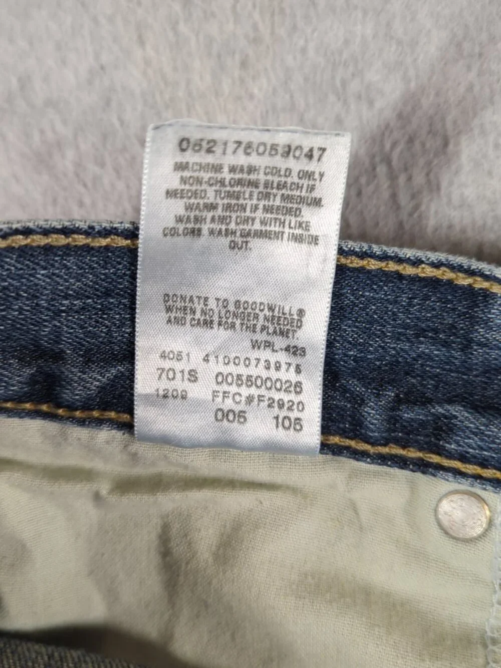 Levi's 550 Jeans Men's 32x32 (Fit 32x31) Blue Denim Relaxed Fit Straight Leg